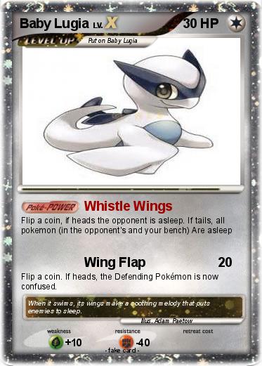 Pokemon Baby Lugia