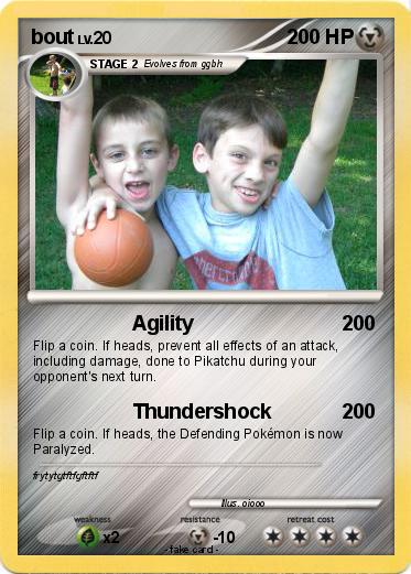 Pokemon bout