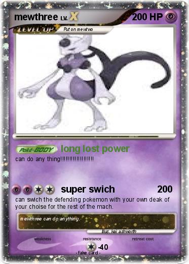 Pokemon mewthree