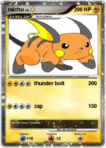 Pokemon raichu