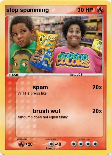 Pokemon stop spamming