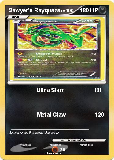 Pokemon Sawyer's Rayquaza
