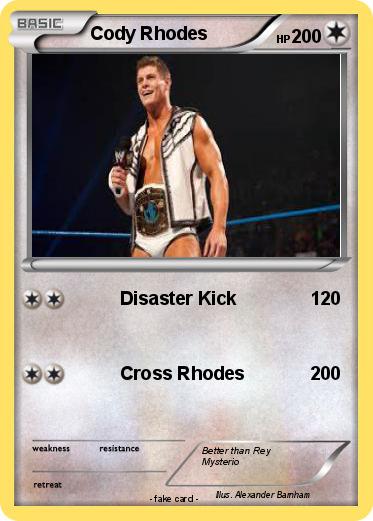 Pokemon Cody Rhodes