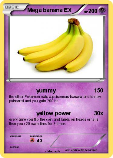 Pokemon Mega banana EX