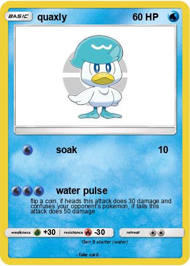 Pokemon quaxly