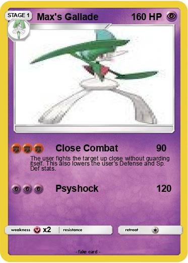 Pokemon Max's Gallade