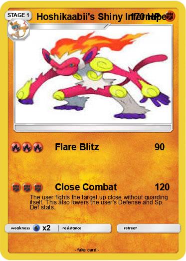 Pokemon Hoshikaabii's Shiny Infernape