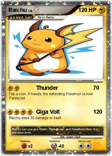 Pokemon Raichu