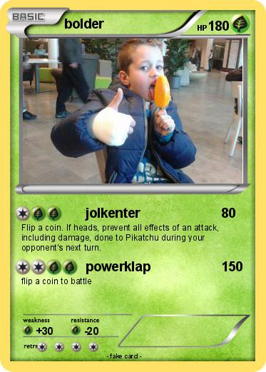 Pokemon bolder
