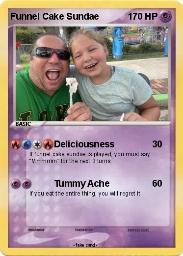 Pokemon Funnel Cake Sundae