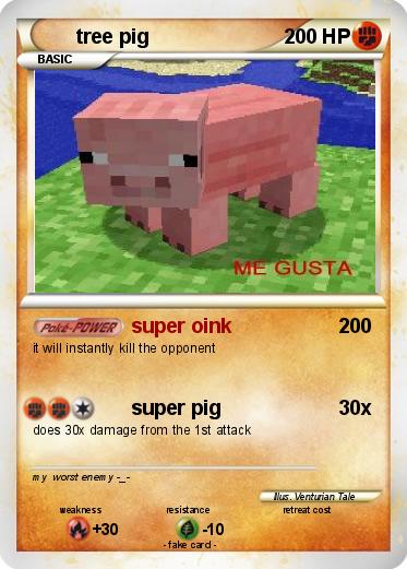 Pokemon tree pig