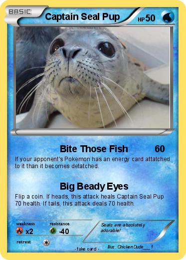 Pokemon Captain Seal Pup