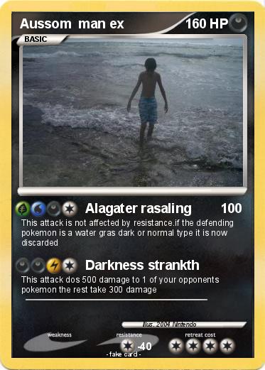 Pokemon Aussom  man ex