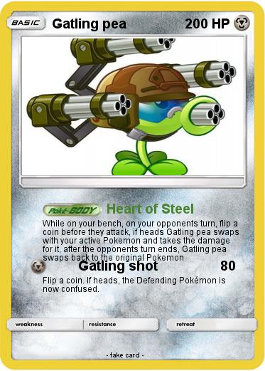 Pokemon Gatling pea