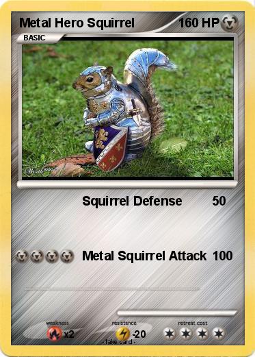 Pokemon Metal Hero Squirrel