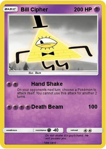 Pokemon Bill Cipher