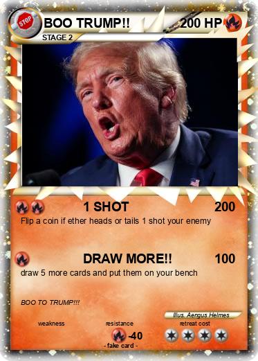 Pokemon BOO TRUMP!!