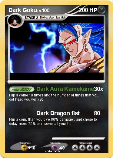Pokemon Dark Goku