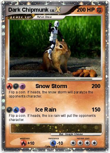Pokemon Dark Chipmunk