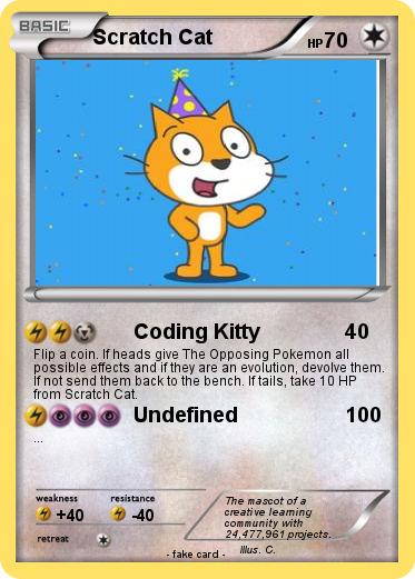 Pokemon Scratch Cat