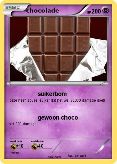 Pokemon chocolade