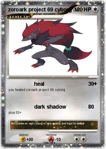 Pokemon zoroark project 69 cyborg