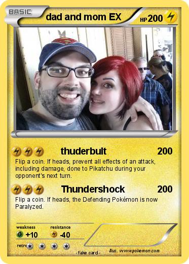 Pokemon dad and mom EX