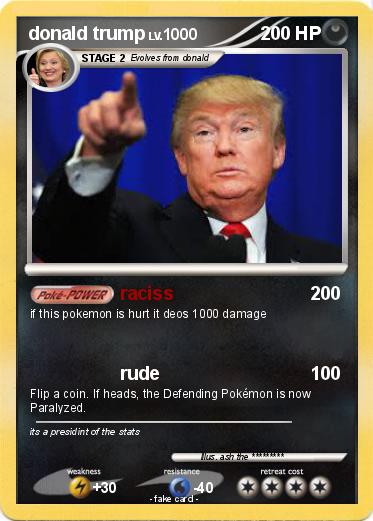 Pokemon donald trump