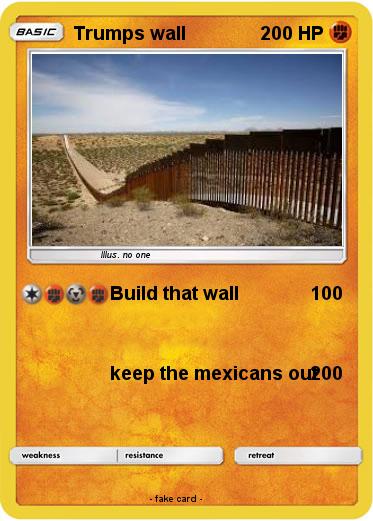 Pokemon Trumps wall