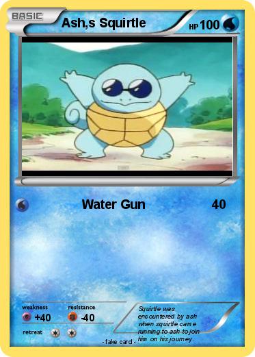 Pokemon Ash,s Squirtle
