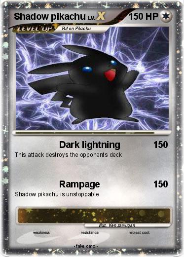Pokemon Shadow pikachu