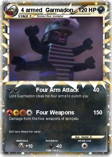 Pokemon 4 armed  Garmadon