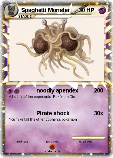 Pokemon Spaghetti Monster