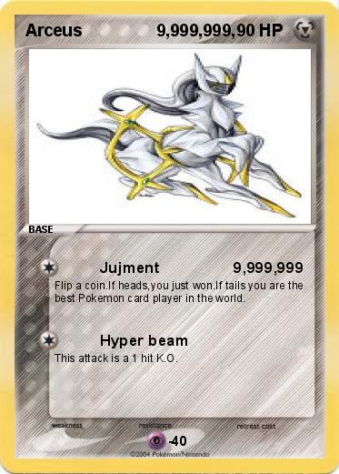 Pokemon Arceus 9 999 999 Pokemon Arceus 9 999 999