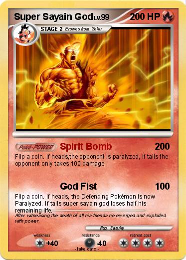 Pokemon Super Sayain God