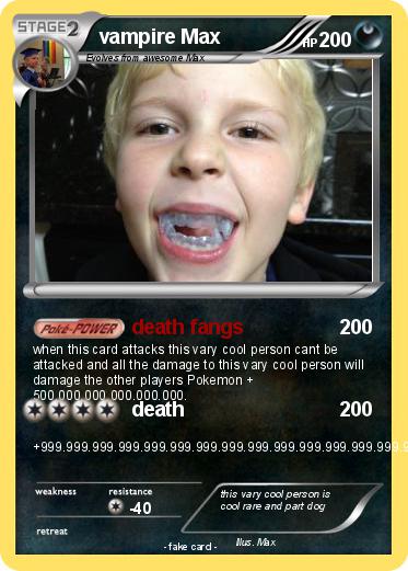 Pokemon vampire Max