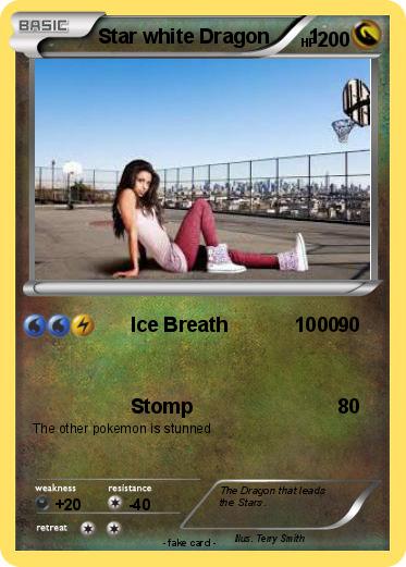 Pokemon Star white Dragon       1