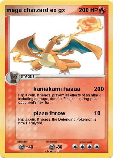 Pokemon mega charzard ex gx