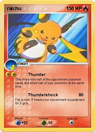 Pokemon raichu