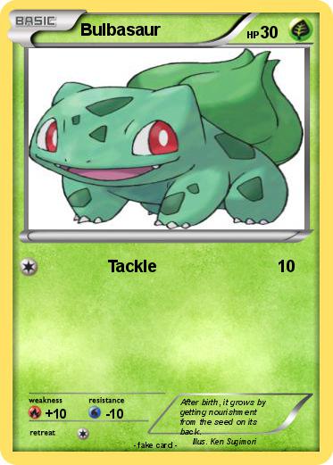 Pokemon Bulbasaur