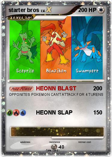 Pokemon starter bros