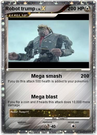 Pokemon Robot trump