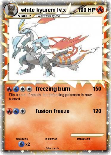 Pokemon white kyurem lv.x