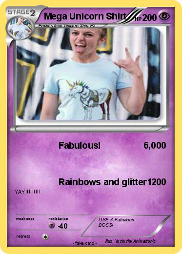 Pokemon Mega Unicorn Shirt