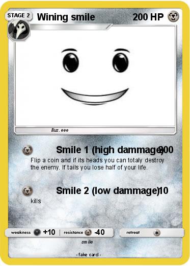 Pokemon Wining smile
