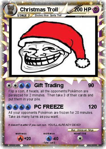 Pokemon Christmas Troll