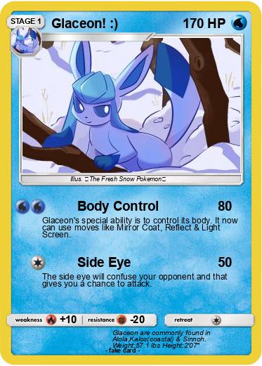 Pokemon Glaceon! :)