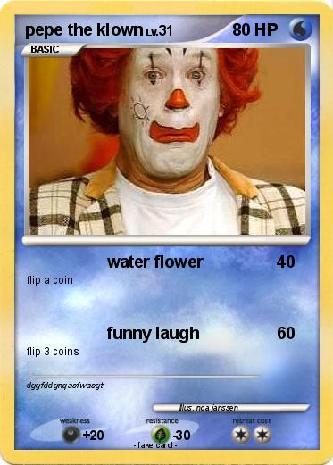Pokemon pepe the klown