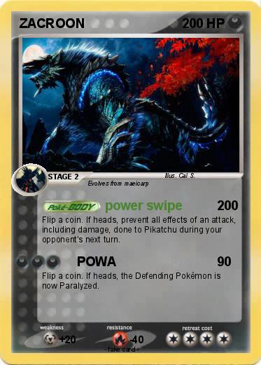 Pokemon ZACROON