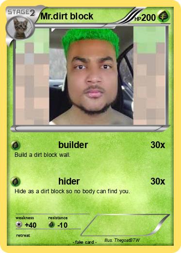 Pokemon Mr.dirt block